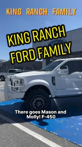Molly and Mason Tucker are now a King Ranch Akins Ford Family! Her King Ranch Ford Expedition and his Ford F-450 King Ranch 👑 Western Reserve Edition #leveledon37s @wildwillies_customaccessories @akinsofwinder @jake__r0yal @masontucker23 #realdealneal @ranchhandtruck @norstarcompany @alumiduty @fordtruckclub @fordtrucksworld @fiftynation @dieseltrucking @powerstroke_paradise @6.7_powerstroke_only @rigidindustries @ranchhandtruck