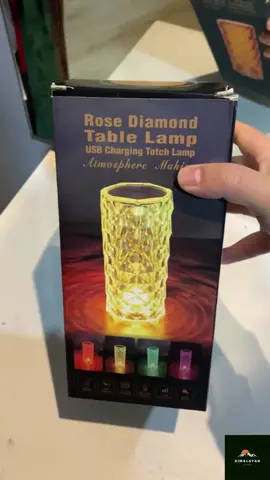 Rose diamond table lamp✨                   Offer price - 1400rs  cash on delivery 😊🇳🇵.                 #ledlights #crystallamp #offers #fyp #sunsetlamp 