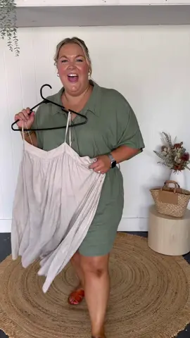 This @marksandspencerau linen dress deseved a #3waywednesday because she is fabulous! Maybe ill style her again for the cool months! #marksandspencer #styling #plussize #fashion #curvy #curvytiktok #stylingplussize #fashion #fashiontiktok #plussizeedition #curvyfashion 