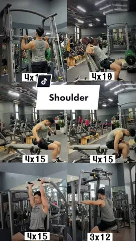 ⭕️Tập 7:Shoulder Day🔥🔥ưu tiên vai trước và vai sau #Fitness #shoulderworkout #thenewgymtuson 