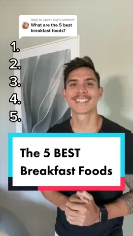 Replying to @Lauren Day The 5 BEST Breakfast Foods for Your Health 🍳 #weightloss #fatloss #health #diet #nutrition #fyp #foryou #trending 