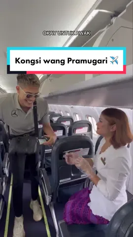 KONGSI REZEKI WANG PRAMUGARI DAN PILOT . #kongsirezeki #fyp #masukberanda #foryou 