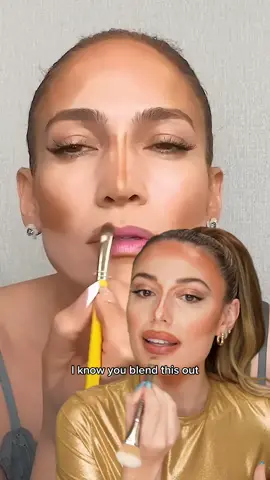 @jlo Light Bulb Contouring Technique!💡#Underpainting always gives the most glowy finish!! #makeup #beauty #contour  