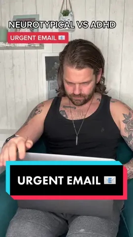 URGENT EMAIL 📧 #adhd #adhdtok 