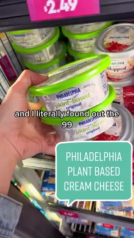 I was shooketh don’t sleep on the 99 #creamcheese #groceryshopping #99shopeehaul #99centstore #dairyfree #vegan #foodtiktok 