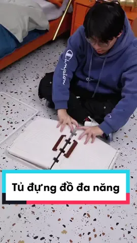 Tủ đựng đồ gấp gọn có bánh xe di chuyển tiện lợi #tudungdo #tudungdodanang #tudungdogapgon 