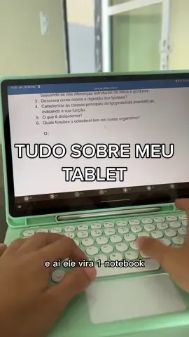 Meu tablet que uso na faculdade #tablet #faculdade #samsung #tabs7fe #tabs7 #estudos 