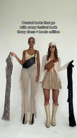 Festival fashion inspo for the neutral girlies 🧡✨ we’re obsessed #wearyourfreedom #fannypack #outfitinspo #festivalfashion #festivaloutfit 