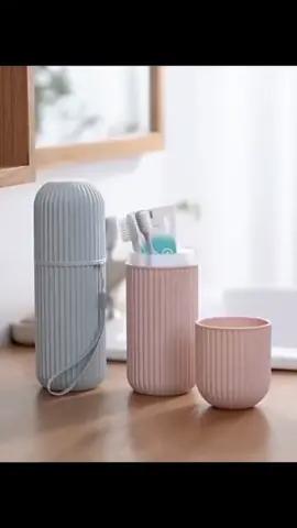 Special Travel Tooth Cup Toothbrush Toothpaste Storage Box#travel essentials