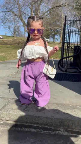 My baby 💜💜 #viral #explore #trending #trendykids #viraltiktok #fashiontiktok #outfit #ny #fyp #cutebaby #beautiful #style #fashionkids 