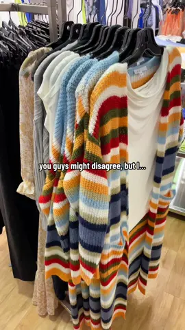 These colors #women #girls #stripes #sweater #cleo #cleofashion #affordablefashion #cardigan 