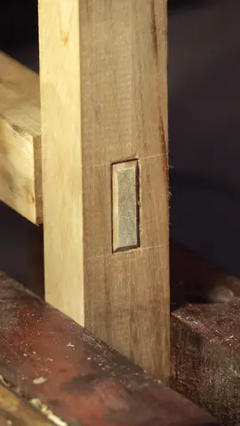 Chiselling A Mortise #woodtok #woodwork #asmrsounds #oddlysatisfyingtiktok #satisfying #chisel #asmr