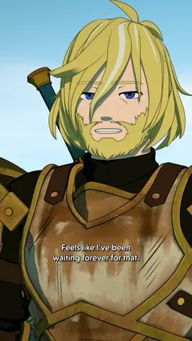 Same, Jaune, same. 🥰 #rwby #rwbyvolume9 #bumbleby #waitingforever #finally