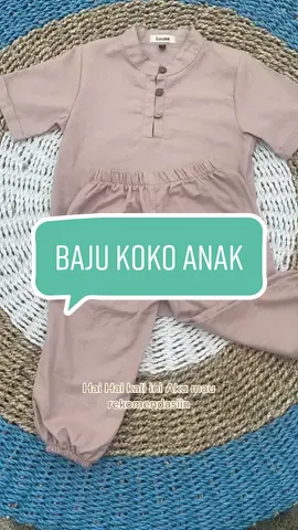 Baju koko anak polos cakep bgt✨