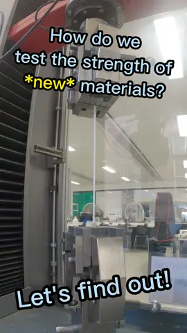 Tensile testing of unkown material #fyp #materialsscience #engineering #tensile
