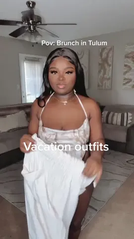 This is literally the perfect vaction outfit! What do you think? 🤔#fypシ゚viral #MyDolceMoment #blackgirloutfits #blackgirloutfitinspo #blackgirltiktok #fashion #blackgirlluxury 