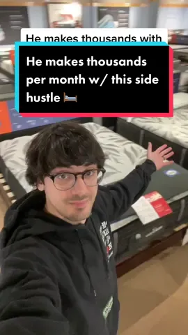 This dude @bradleyhustles sells mattresses by appointment 🛏️. It’s a boring side hustle, but boring can be good. You’re not competing with everyone trying to start a new clothing brand, or a sick new app 🙌. I definitely want to try this business model someday 🔥 #sidehustle #businessideas #sidehustles #sidehustleideas #sidehustlesecrets #teenentrepreneur #mattress #sidegig #hustler #steviesells #makemoney 