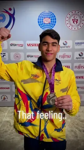 They flipped, tumbled, and soared their way to the top! 🤸‍♀️ Congrats to today's medal winners at the 2nd FIG Artistic Gymnastics Jr World Champs! 🥉🥈🥇 #ARTjuniors2023 #gymnastics #artisticgymnastics #GymTok #bronze #silver #gold #medals #flipping #italy #colombia #china #japan 