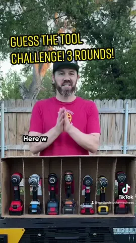 Guess The Tool Challenge! 3 Rounds! How Well Do You Think You Would Do? #masteringmayhem #tools #toolstoday #challenge #challenges #challenges_tiktok #toolbrands #brands #guesschallenge 