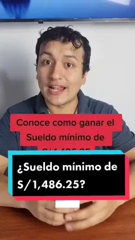 ¿Sabías que en el Perú el sueldo mínimo puede alcanzar los S/ 1,486.25? El sueldo mínimo ordinario es de S/ 1025.00, pero si trabajas en horario nocturno, el sueldo mínimo aumenta en un 35%, llegando a S/ 1383.75. Además, si tienes hijos menores de edad, el monto se incrementa en S/ 102.5, logrando un total de S/ 1,486.25. Conoce esta información si buscas trabajo o si eres un empleador que desea cumplir con las leyes laborales. ¡No olvides verificar los requisitos y regulaciones aplicables a tu caso! #sueldomínimo #trabajo #horarionocturno #hijosmenores #leyeslaborales #Perú #aumentodesueldo 