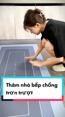Thảm nhà bếp silicon chống trơn trượt #thamnhabep #thamchongtron #xuhuong 