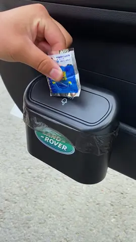 #XeHay Thùng rác mini treo cửa xe ô tô, có thể dùng thêm bọc nilong, có nắp đậy ngăn mùi