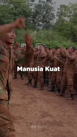 The real manusia kuat 🔥 #manusiakuat #coverlagu #tni 