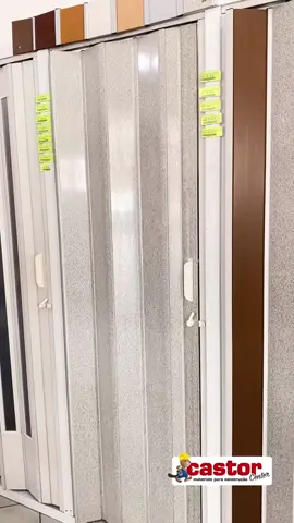 Portas sanfonadas aqui na Castor Center! 🎉 #porta #portasanfonada #casa 