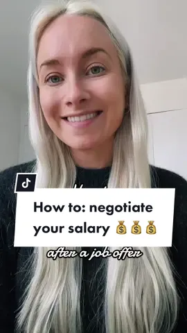Negotiating your salary during the job offer is a delciate art 🤌🏼✨ here is a ~sample script~ but every situation is unique, but here are some best practices:  💰put out a specific, well researched number 💰 ask for more than you expect to get  💰 be kind & polite, yet firm  💰 don’t be afraid! negotiation is completely normal part of american work culture. In 2022, 42% of people negotiated their job offer. 87% of those who did recieved some or ALL of what they asked for. (source: Fidelity) so go for it! 👏🏼 you got this! #careeradvice #careertiktok #job #jobinterview #jobinterviewtips #interviewtips #interviewquestions #salary #salarytransparency #salarynegotiation 