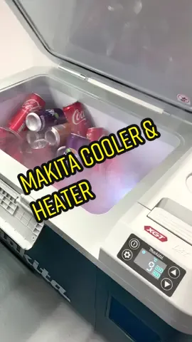 #makita cooler / warmer. From -18 up to 60 degrees celsius. 50L capacity. Compatible with #LXT and #XGT #powertools #constructionsite   