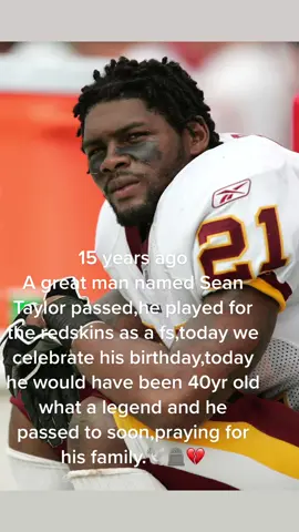Good man.🕊️#seantaylor21 #rip #redskinsfootball #ssportsm #SeeHerGreatness 