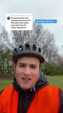 Replying to @Karl White292 #ethanoverton #cyclingtoukraine #britishredcross #reidbikes 