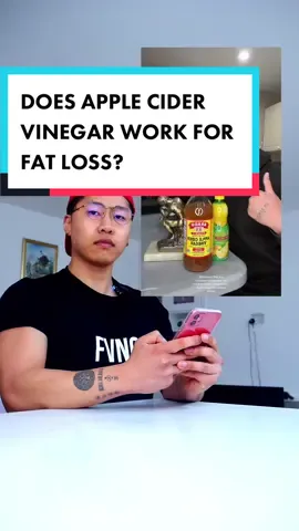 Replying to @Mohit does apple cider vinegar work for fat loss and weight loss? #fyp #nutrition #health #Fitness #fatloss #weightloss 