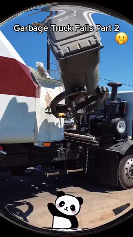 Garbage Truck Fails #fyp #fails #garbagetruck #fypシ #truck 