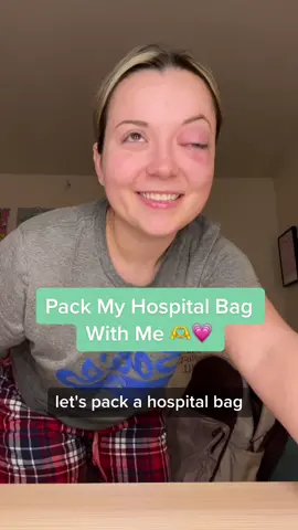 This is for when you might be admitted! My #chronicillness besties know the drill 😅💗🫶 #hospitallife #hospitalbag #partialblindness #patientlife 