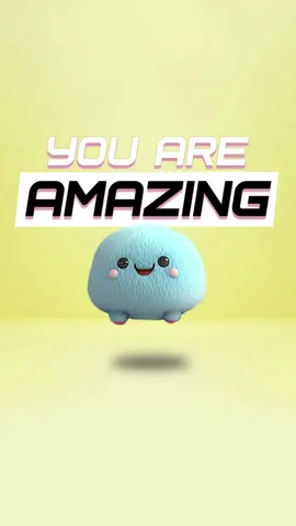 😍Did anyone ever told you, you are amazing? 😍 . . #Love #loveyourself #loveyou #positivevibes #animation #candyfloss #cottoncandy #cutenessoverload #dailymemes #memedaily #motivation #motivationalquotes #quoteoftheday #kawaii #positivethinking #fluffy #cute #mondaymotivation #monday #reels__tiktok #viral  #viralvideos