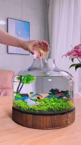 I brought Hayao Miyazaki's comics in.#foryou #foryoupage #fishtanks #fishtoks #watergrass 