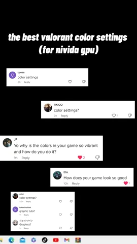Replying to @viktorrrtfan should I make a tutorial for people without nivida gpu? #Valorant #valoranttips #valoranttipsandtricks #valorantsettings #valoranttutorial #nivida #immortal #pctips #techtok 