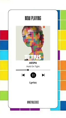 Aespa - Hold on Tight #aespa #holdontight #tetrismovie #fypシ #MY #aespa_official #musiclyrics 