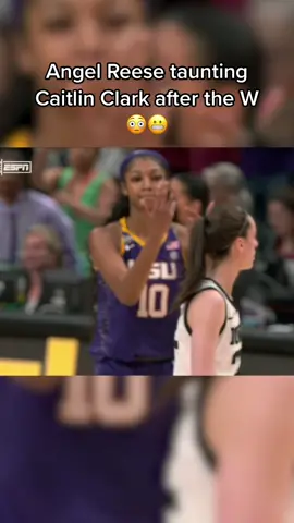 Letting ‘em know 💍 #basketball #hoops #championship #lsu #angelreese #caitlinclark 