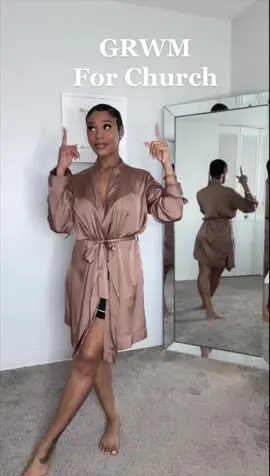 GRWM For Church🙏🏽✨    #churchoutfits #fyp #GRWM #blackgirltiktok #fashion #GDWM #shorthair #blackgirlluxury #blackgirl 