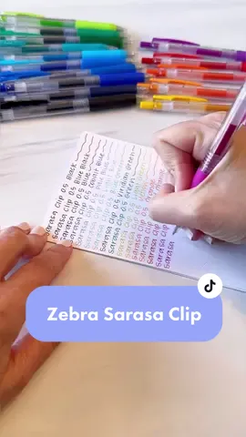 Zebra Sarasa Clip Pen Test!  Linked in bio:  🖊️Pens ✍🏼 JenPlans Handwriting Font . #pentest #zebrapens #handwriting #stationery #officesupplies #planneraccessories #gelpens #teamblueink #sarasaclip #pentok 