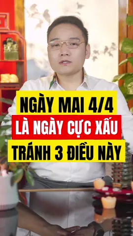 4/4, Ngày Cực Xấu. Tuyệt Đôis Không Làm 3 Điều Này Nhé #masterphungphuong #phongthuyphunggia #phongthuy #phongthuynha  #tuvingaymoi 
