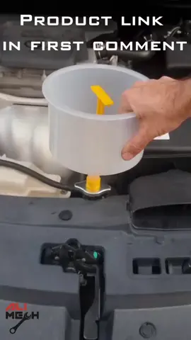 spill proof radiator coolant funnel  Best radiator funnel car guys need for flushing and filling radiator coolant without wasting coolant and easy bleeding system from bubbles #alimech #radiator #fluid #toyota #satisfyingvideo #tools #flush