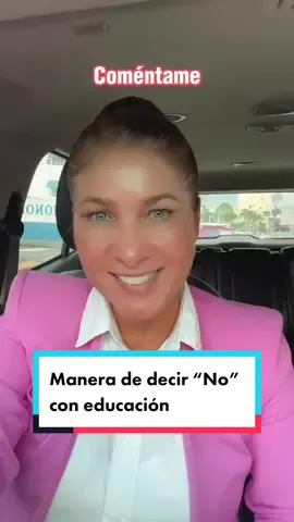 Estas son algunas maneras de decir “NO” con educación, conoces de alguna otra? Comentame 🥰🥰🥰