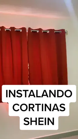 Instalando cortinas de shein #shein #cortinas #instalando #adulting #marriedlife 