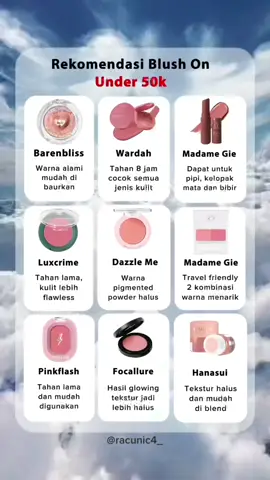 rekomendasi blush on warna cantik