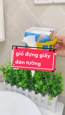 Giỏ đựng giấy về sinh dán tường #giodunggiayvesinh #giodantuong 