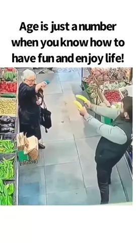 Grandma doing standoffs with supermarket employee! #ageisjustanumber #grandma #wholesome #enjoyinglife #mentalhappiness #mentalimpulse #fyp #viralvideo #viral 