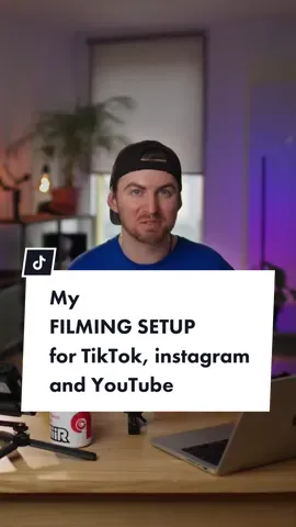 My FILMING SETUP for TikTok, Instagram and YouTube! #filmingsetup #contentcreator #studiosetup #videographytips 